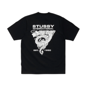 STUSSY DRAGON TEE BLACK