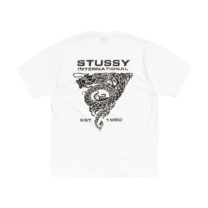 STUSSY DRAGON TEE WHITE