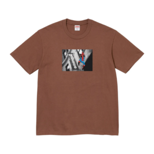 SUPREME/SPIDER-MAN TEE BROWN
