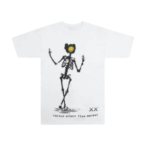 KAWS X CACTUS PLANT FLEA MARKET TEE WHITE
