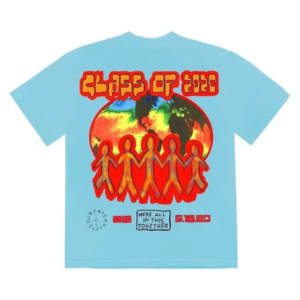 TRAVIS SCOTT CACTUS JACK C/O 2020 T-SHIRT LIGHT BLUE