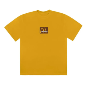 TRAVIS SCOTT X MCDONALD'S SESAME INV II T-SHIRT GOLD