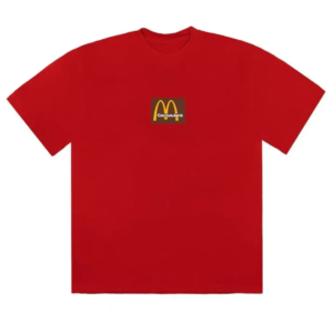TRAVIS SCOTT X MCDONALD'S SESAME INV III T-SHIRT RED